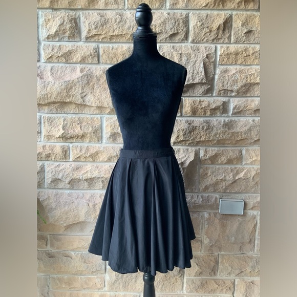 AMERICAN APPAREL Midi Flare Black High Waist Fully Lined Skirt Women’s SZ XS 24” - Picture 13 of 16